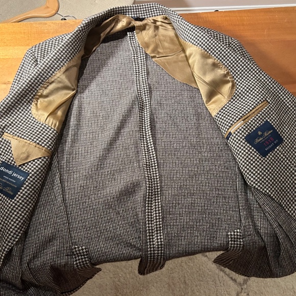 Brooks Brothers brown houndstooth sport jacket 44S - Picture 4 of 5